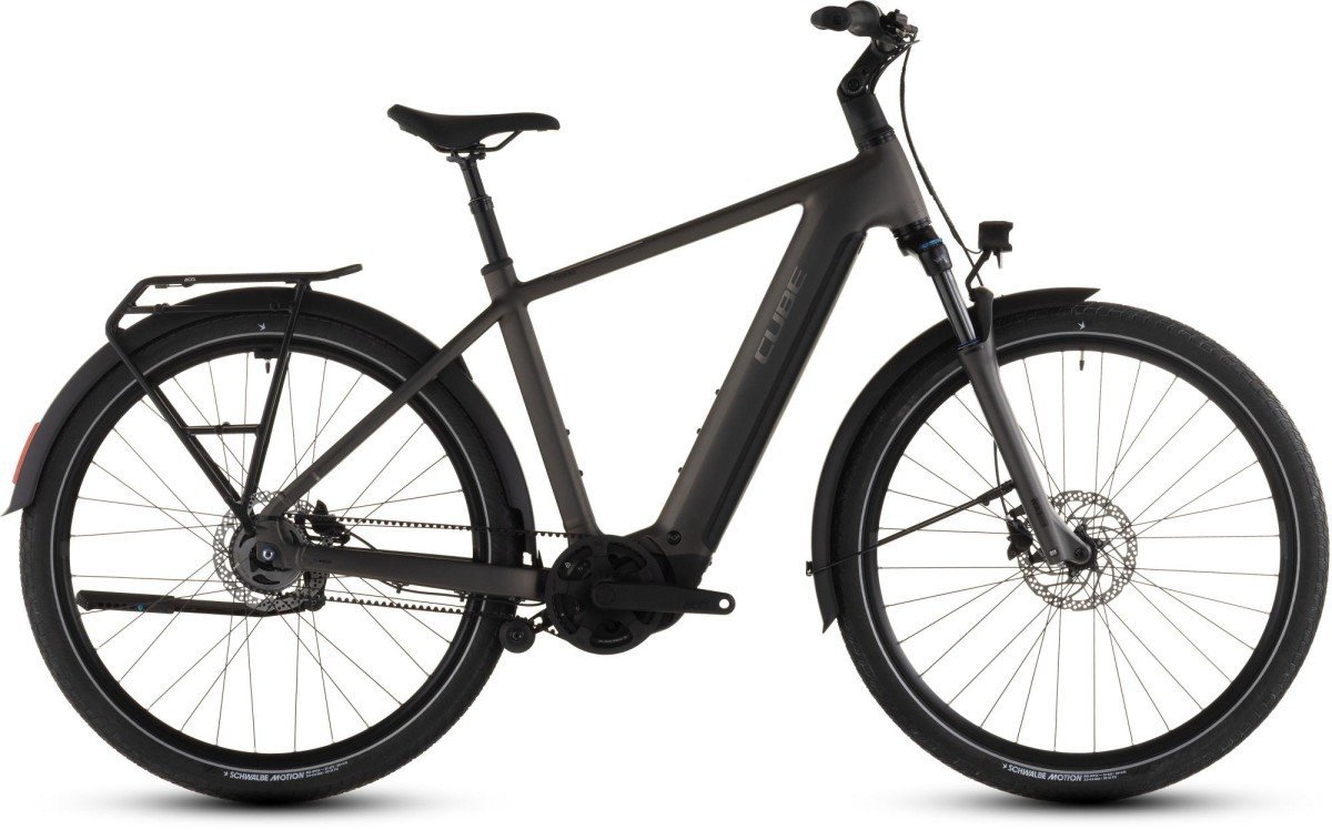 CUBE TOURING HYBRID COMFORT SLX 800 CHARCOAL/CHROME Heren CHARCOAL/CHROME 58 58 2026 - Afbeelding 3